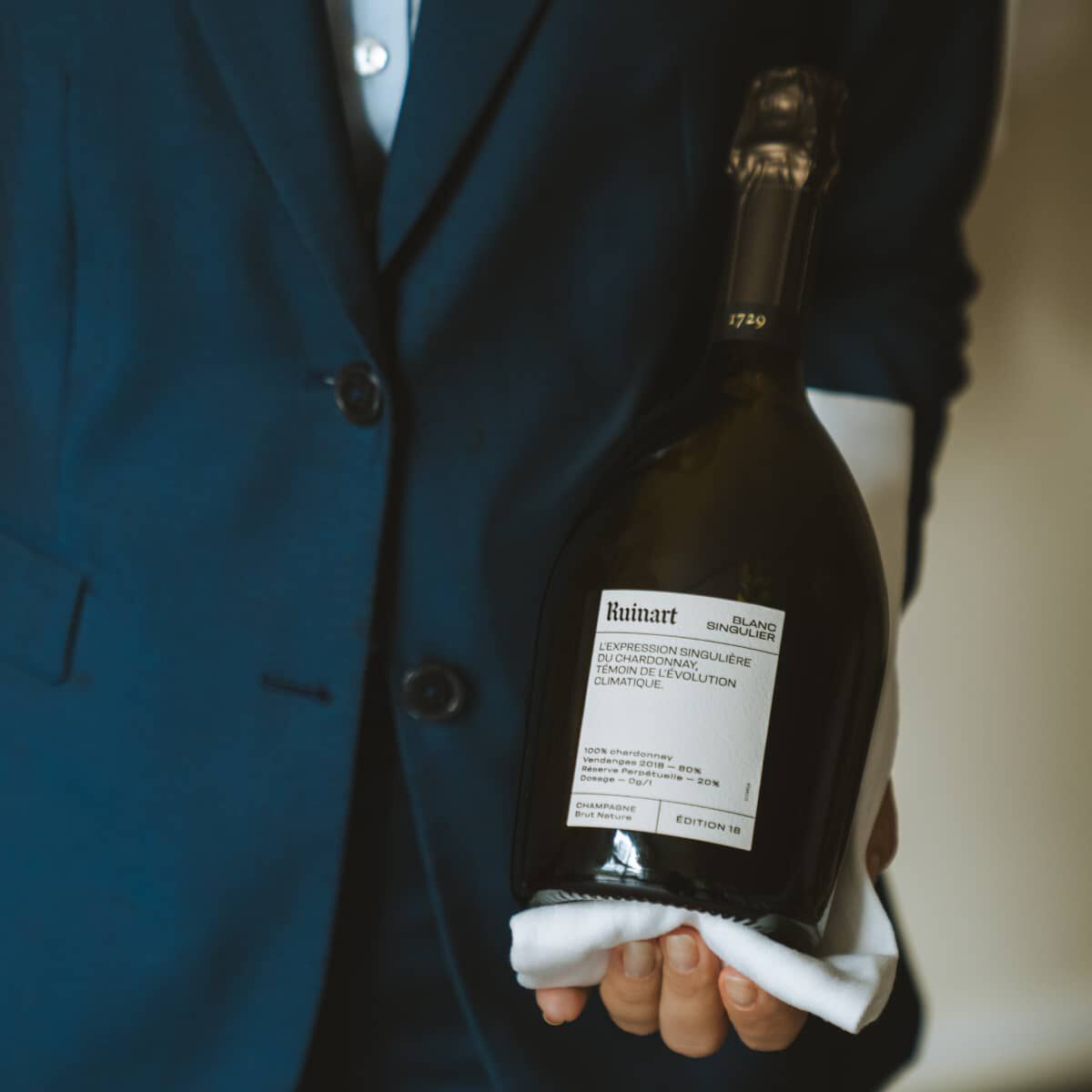 rituel de service Ruinart service