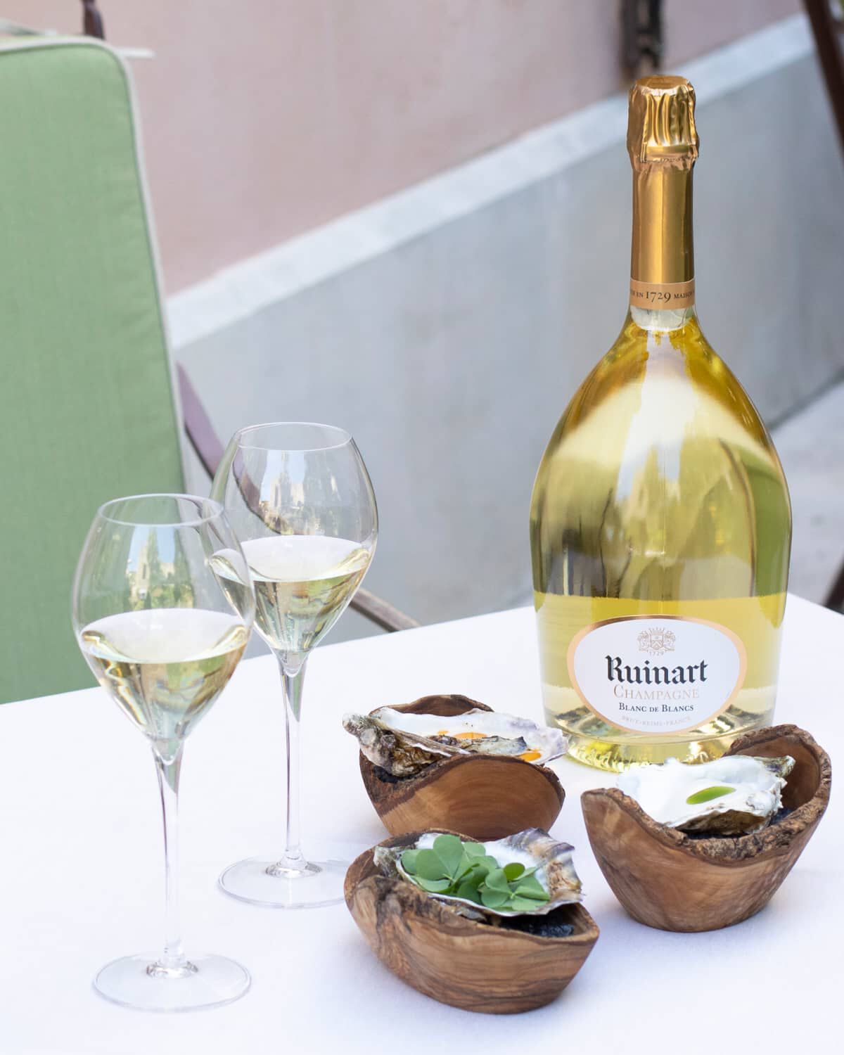Ruinart Blanc de Blancs & huitres Ruinart Blanc de Blancs & huitres