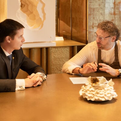 ARNAUD DONCKELE x RUINART