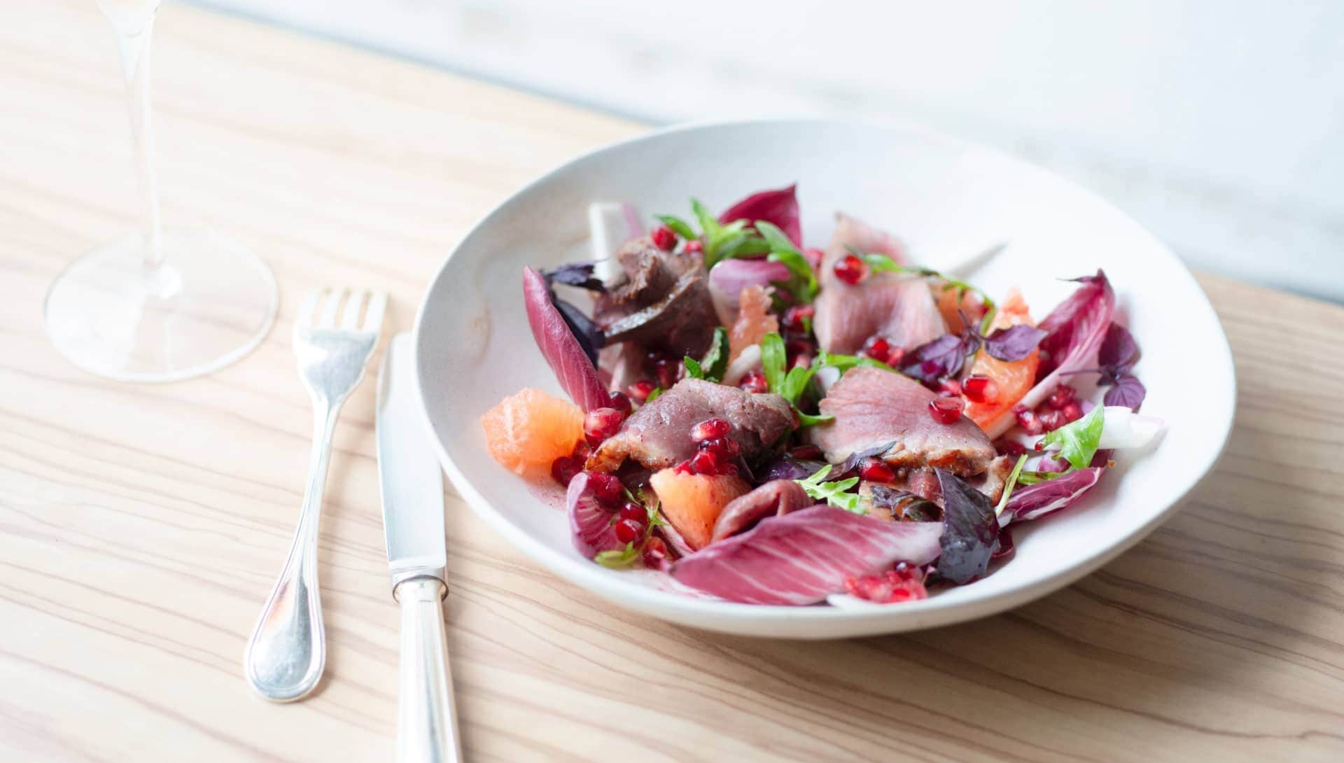 DUCK AND GRAPEFRUIT SALAD