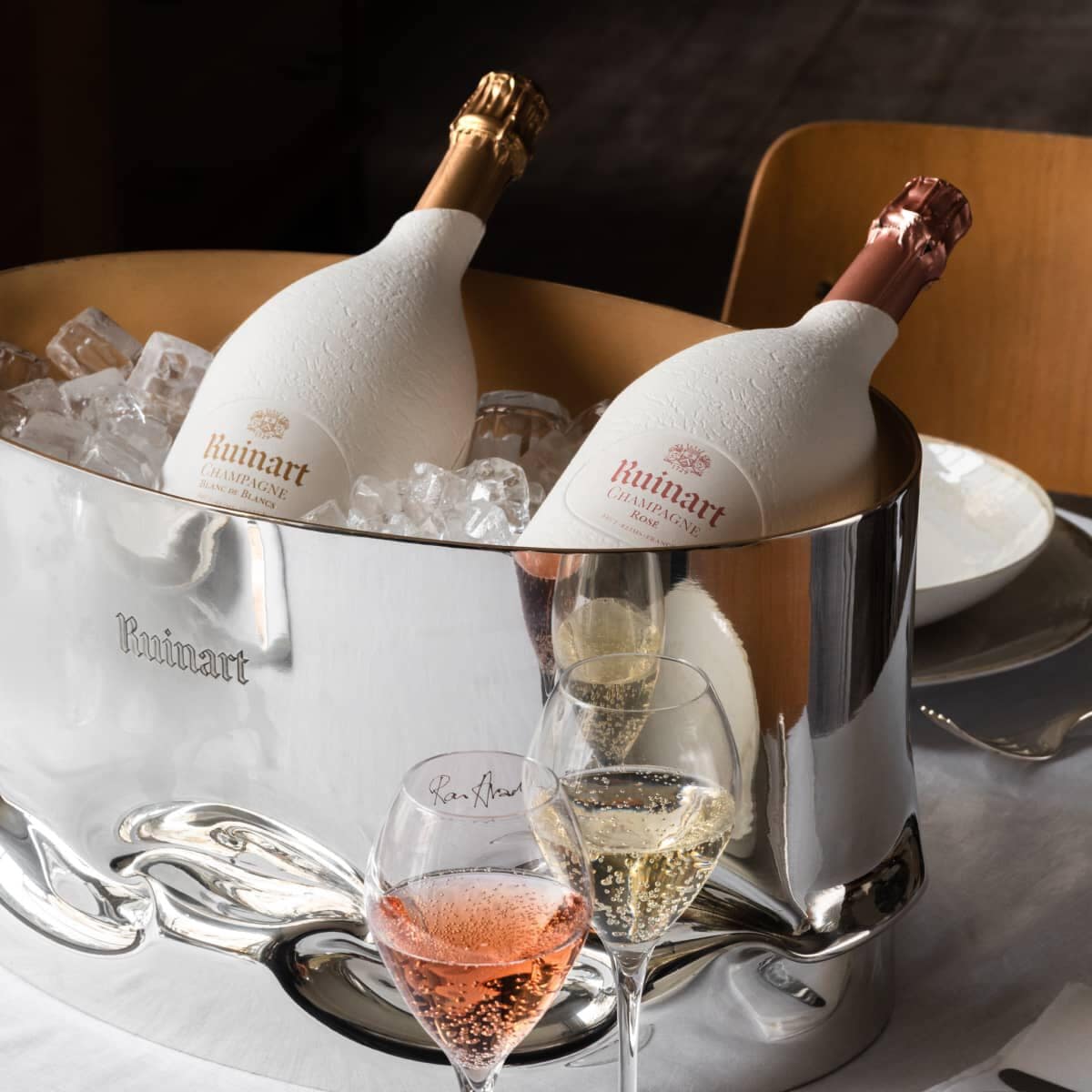 Ruinart ice bucket best sale