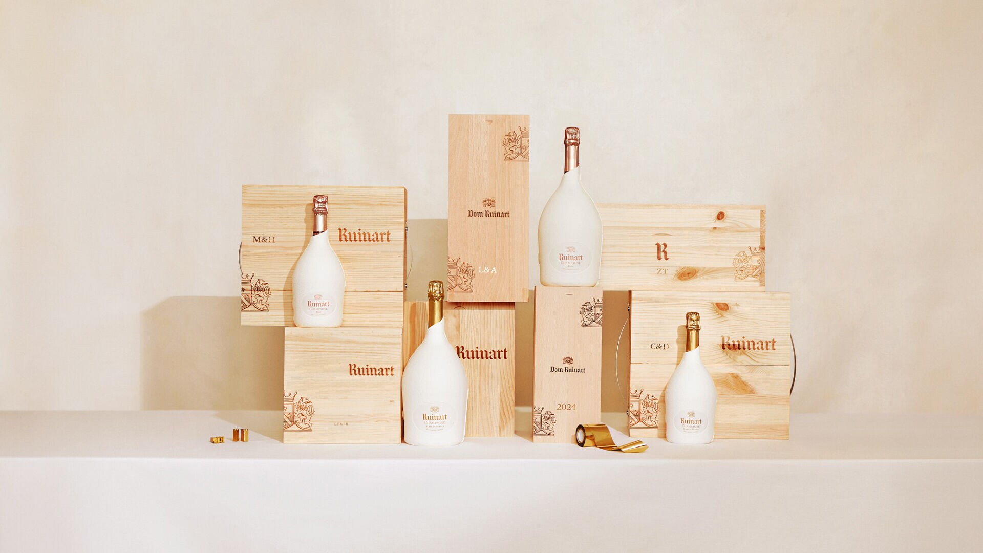 Coffrets et cuvées Ruinart personnalisables