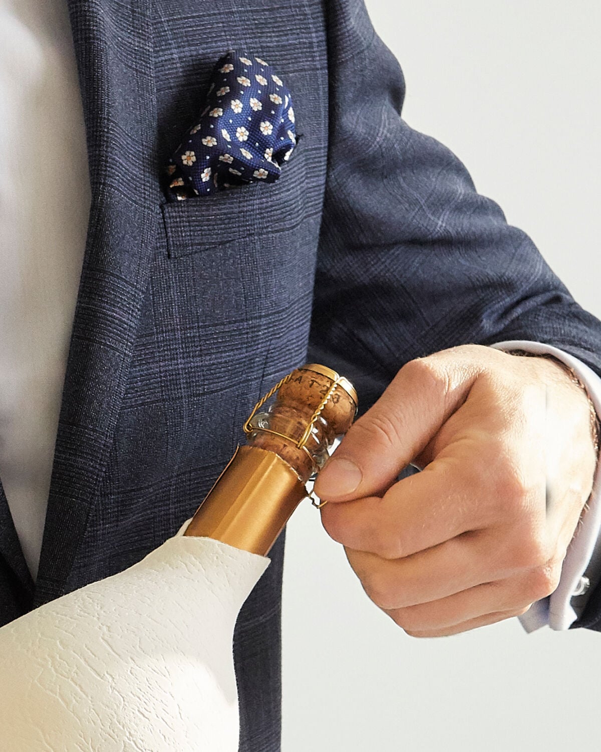 Open bottle of Ruinart