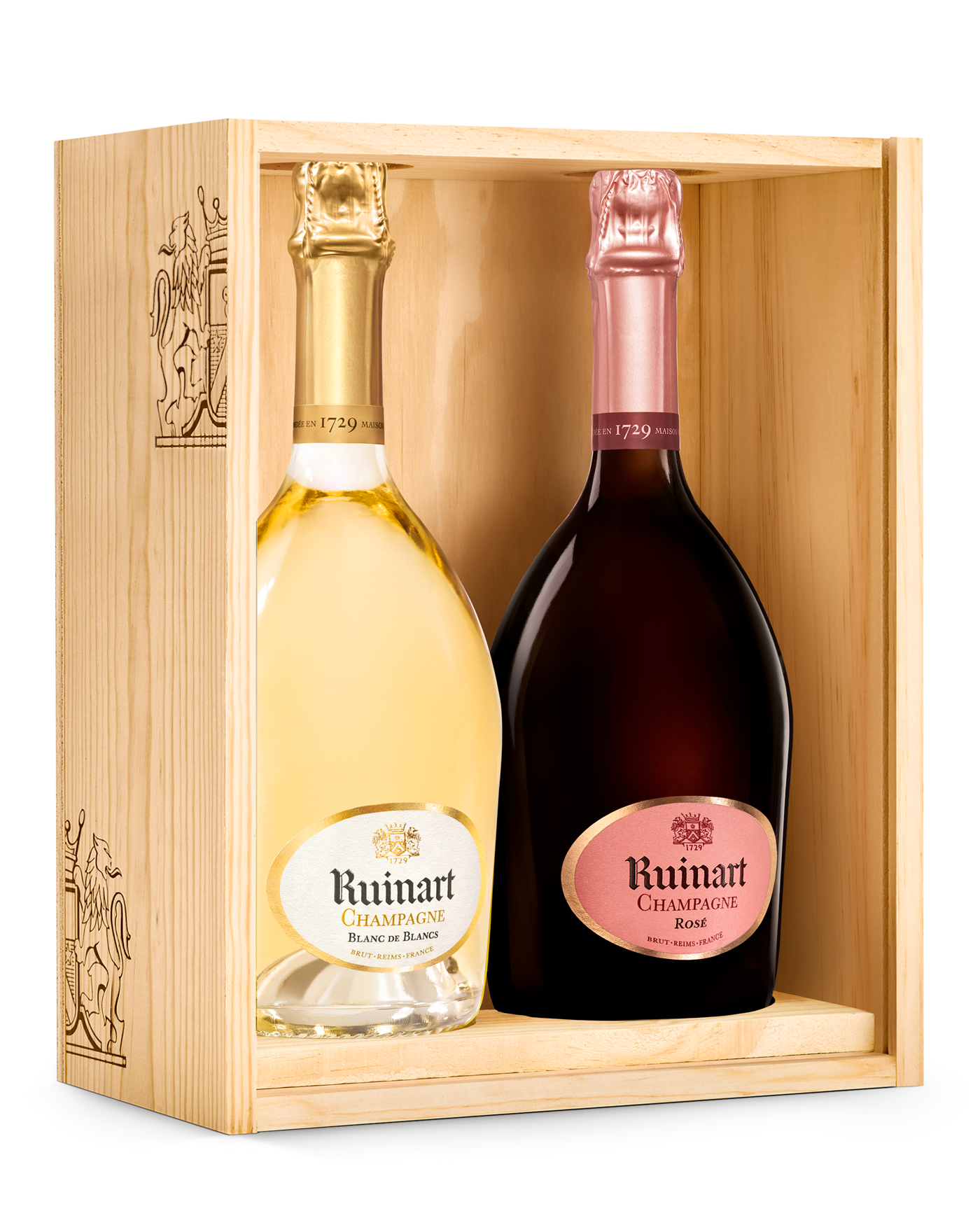 Duo Ruinart Blanc de Blancs et Ruinart Rosé