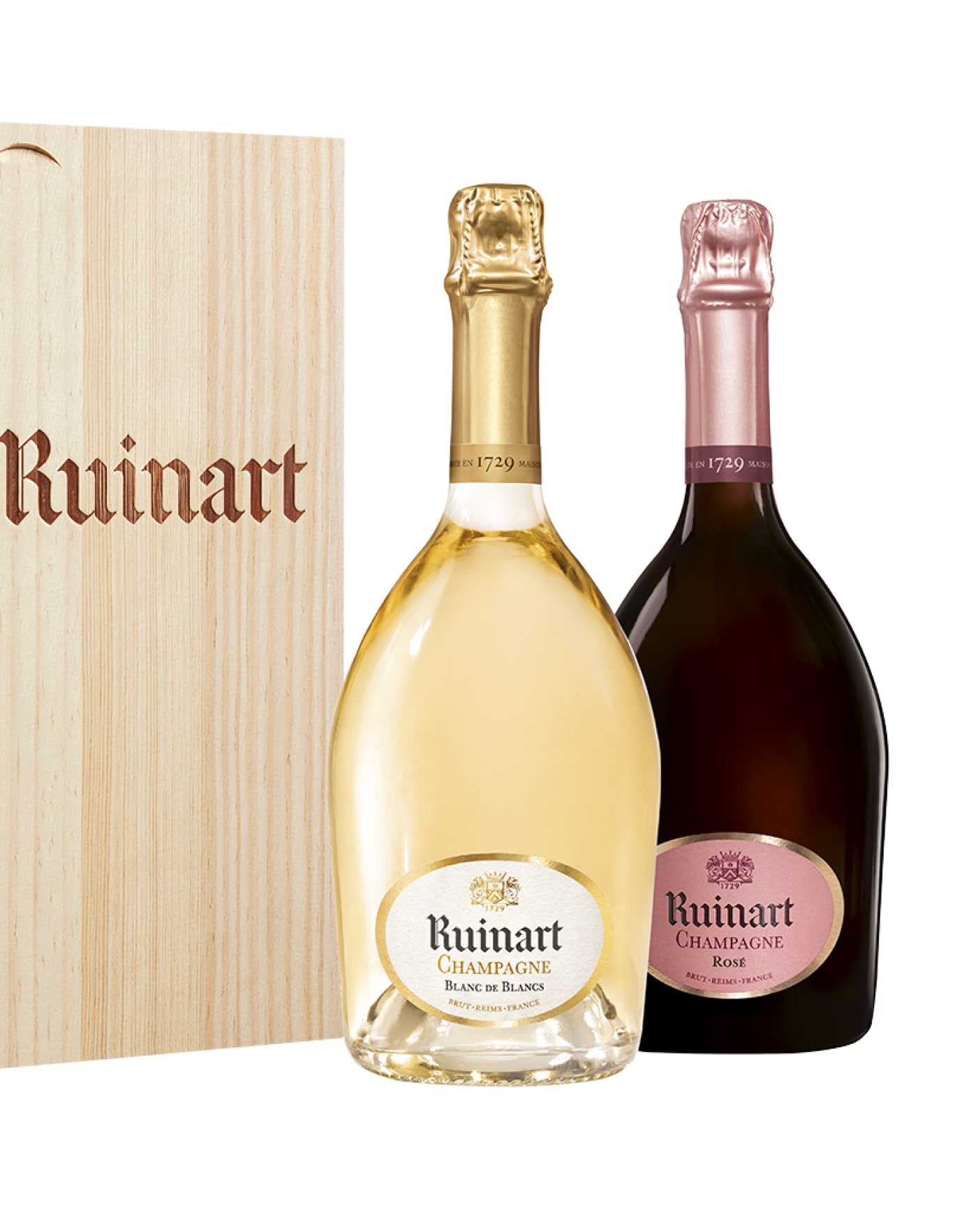 Ruinart Blanc de Blancs&nbsp;et&nbsp;Ros&eacute;&nbsp;Coffret Duo&nbsp; image number null