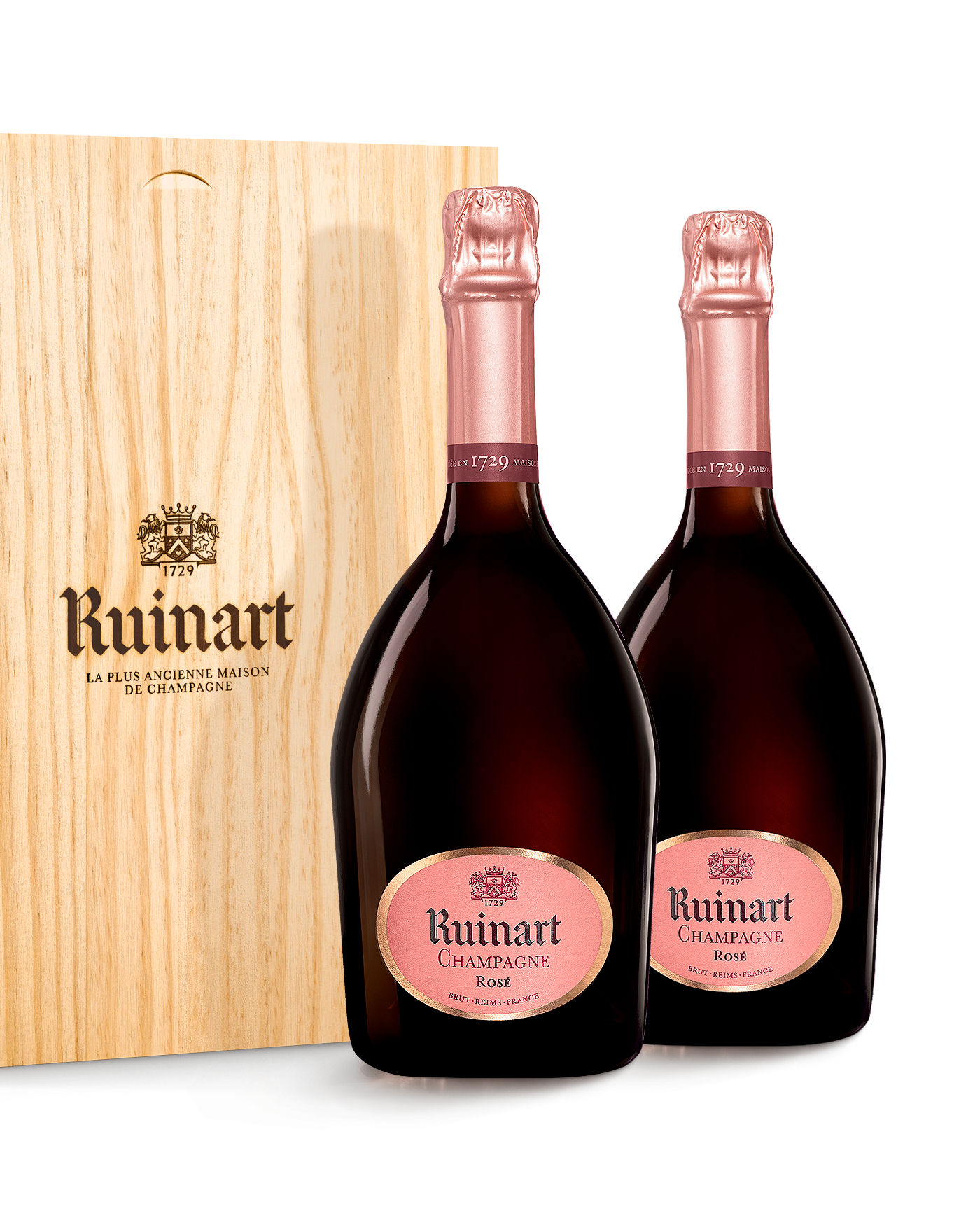 Ruinart Rosé coffret duo image number null