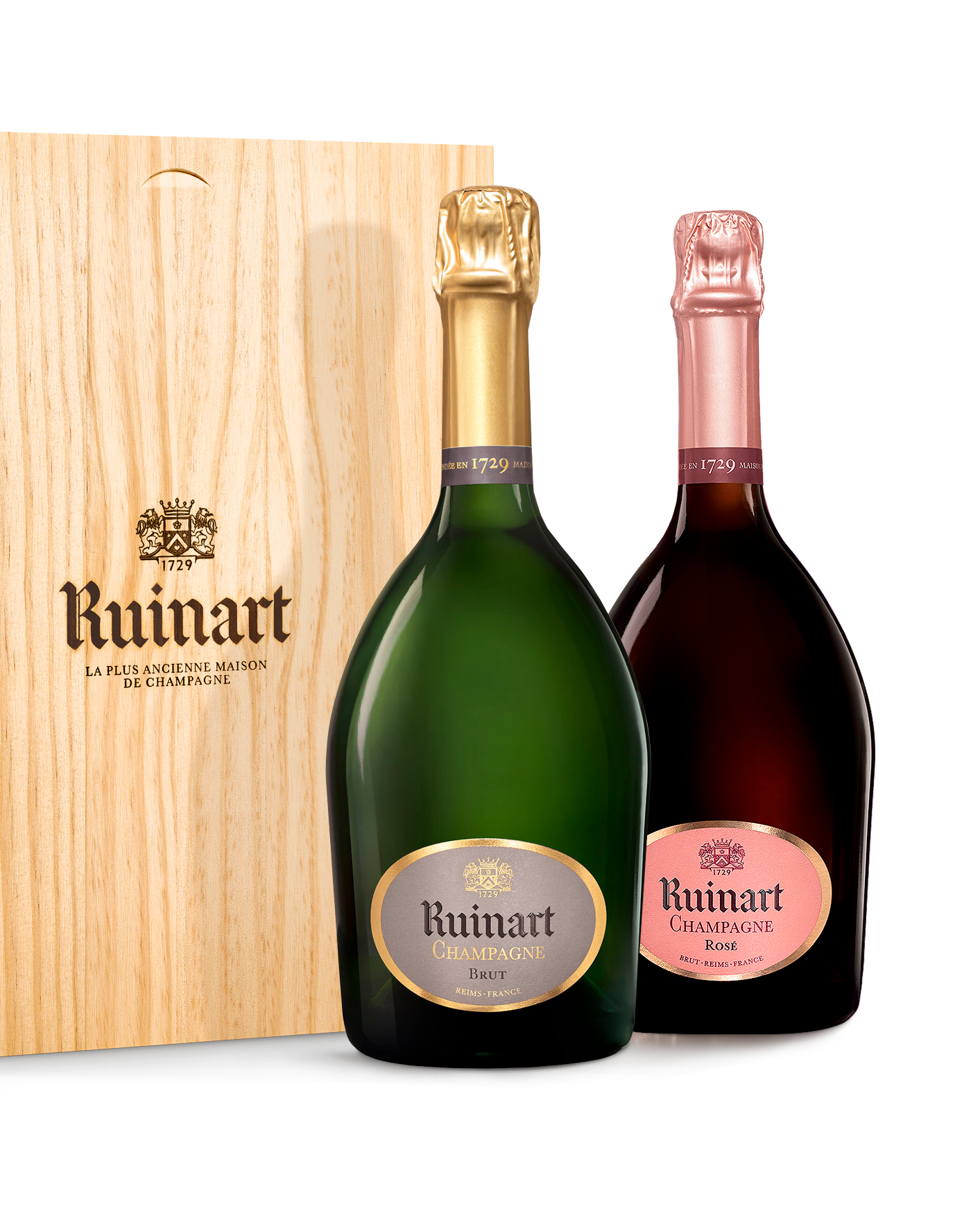 Duo R de Ruinart et Ruinart Rosé image number null