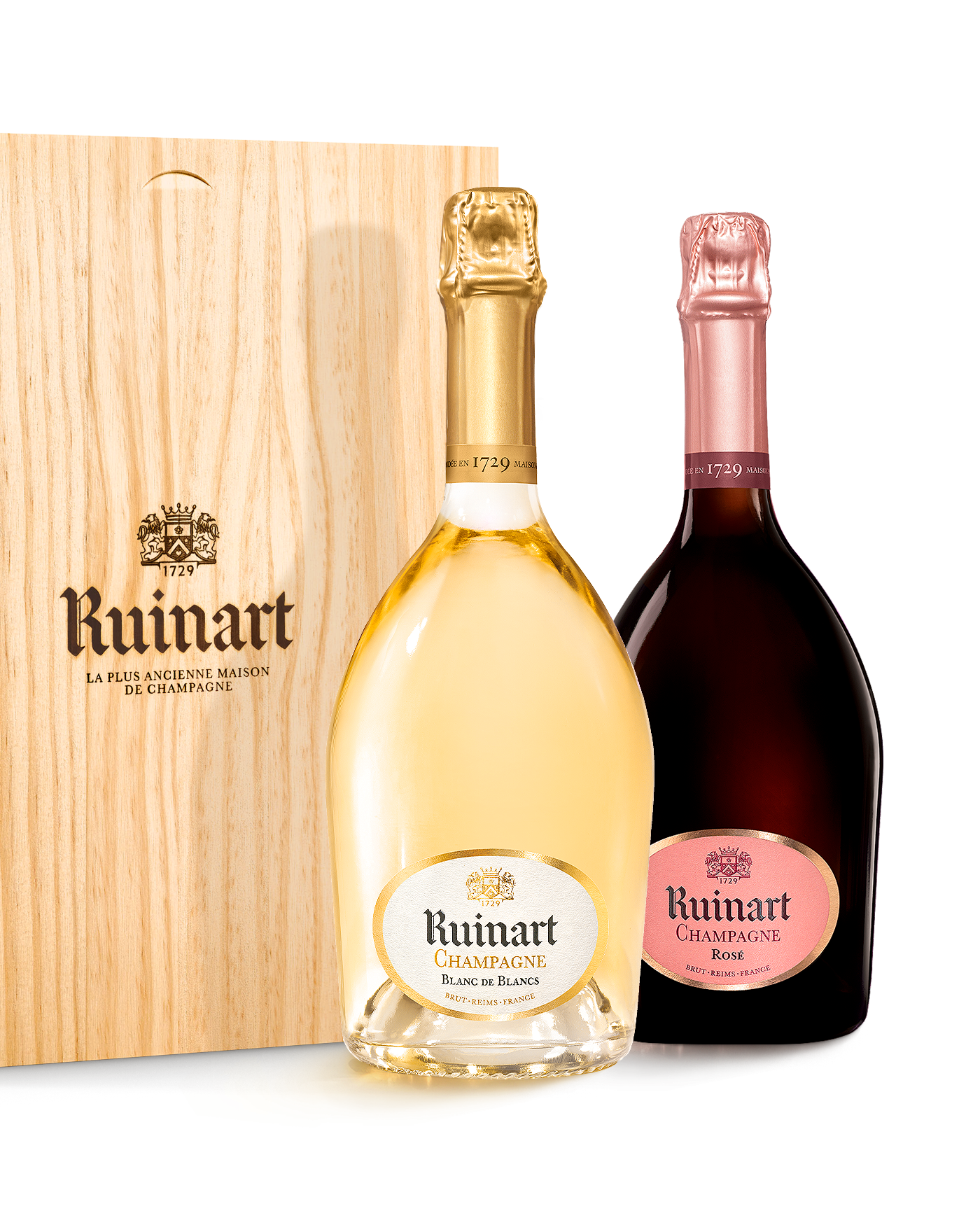 Duo Ruinart Blanc de Blancs et Ruinart Rosé