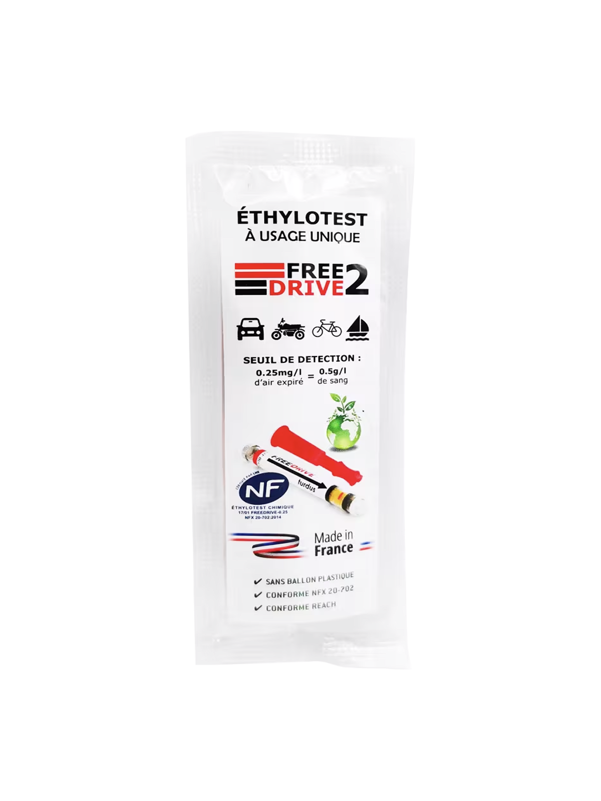 Ethylotest sans ballon Freedrive